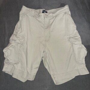 Polo Ralph Lauren Cargo Shorts Men’s Size 32 Khaki Cotton Utility Pocket Classic